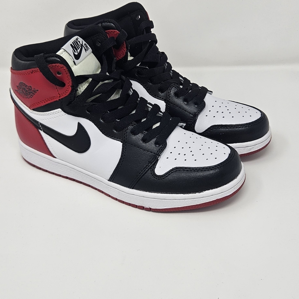 Nike Air Jordan Black and Red High-Top Sneakers